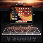 AXAGON HMC-KB-CS, rozbočovač USB 5Gb/s s CZ/SK klávesnicou, HDMI 4K/60Hz, 3x USB-A, SD/mSD, audio, PD 100W