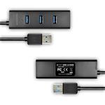 AXAGON HUE-S2BL 4x USB3.0 Nabíjací hub 1,2 m kábel