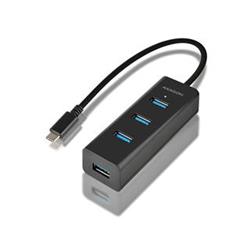 AXAGON HUE-S2C USB-C 4x USB3.0 Charging hub