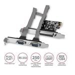 AXAGON PCEA-PSN, PCIe řadič - 1x paralelní (LPT) + 2x sériový port