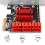 AXAGON PCES-SA6 PCIe SATA radič
