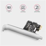 AXAGON PCES-SJ2, radič PCIe - 2x interný port SATA 6G, JMB582, SP a LP