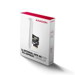 AXAGON PCES-SJ2, radič PCIe - 2x interný port SATA 6G, JMB582, SP a LP