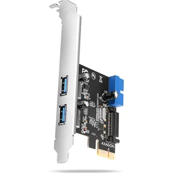 AXAGON PCEU-232VLS, radič PCIe, 2 porty 2x USB 3.2 Gen 1, 5 Gb/s