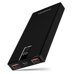 AXAGON PWB-L10QC Li-pol 10000mAh 2x QC3.0, Type-C vstup - Powerbanky