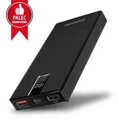 AXAGON PWB-L10QD QC3.0 In/Out Type-C Alu power bank 10000mAh