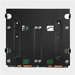 AXAGON RHD-435, kovový rám pre 4x 2,5" alebo 2x 2,5" HDD/SSD a 1x 3,5" HDD v 5,25" pozícii