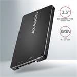 AXAGON RSS-M2B, SATA - M.2 SATA SSD, interný 2,5" ALU box, čierny