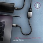 AXAGON RUCM-AFAC káblová redukcia USB-C male USB-A female, 20cm