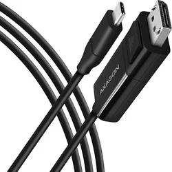 AXAGON RVC-DPC USB-C -> DisplayPort adaptér, kábel 1,8 m