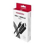 AXAGON RVC-HI2C, adaptér USB-C -> HDMI 2.0, 1,8 m kábel