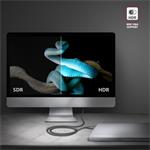 AXAGON RVC-HI2MC, redukcia USB-C -> HDMI 2.0a / kábel 1,8 m, 4K/60Hz HDR10