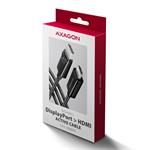 AXAGON RVD-HI20C2, DisplayPort -> HDMI 2.0b redukcia / kábel 1,8 m, 4K/60Hz