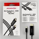 AXAGON RVDM-HI14C2, miniDisplayPort -> redukcia HDMI 1.4 / kábel 1,8 m