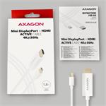AXAGON RVDM-HI14C2W, miniDisplayPort > redukcia HDMI 1.4 / kábel 1,8 m