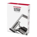 AXAGON STND-L, kovový stojan pre notebooky 10"-17,3", 4 nastaviteľné výšky, sivý