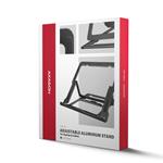 AXAGON STND-LAB, hliníkový stojan pre notebooky 10"-17,3", nastaviteľná výška, čierny
