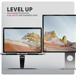 AXAGON STND-LQB, hliníkový stojan HQ pre notebooky 10"-17,3", čierny
