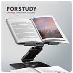 AXAGON STND-LRB, hliníkový stojan pro notebooky 10"-17.3" s nastavitelnou výškou, úhlem a 360° rotací, černý