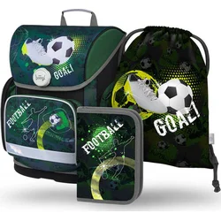 BAAGL SET 3 Ergo Fotbal: aktovka, penál, sáček
