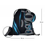 BAAGL SET 3 Skate Bluelight: batoh, peračník, taška