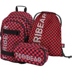 BAAGL SET 3 Skate TERIBEAR: batoh, peračník a taška