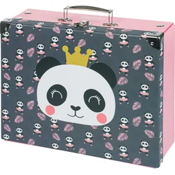 BAAGL Skládací školní kufřík Panda s kováním