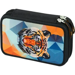 BAAGL Školní penál dvoupatrový Tiger