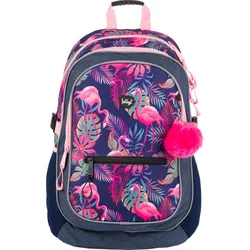 BAAGL Školský batoh Flamingo