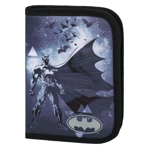 BAAGL Školský penál klasický s dvoma chlopňami Batman Storm