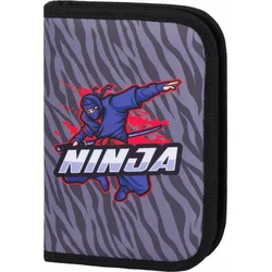 BAAGL Školský penál klasický s dvoma chlopňami Ninja