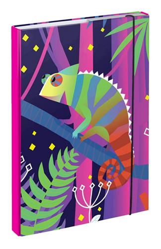 BAAGL Zakladače na školské zošity A4 Chameleon