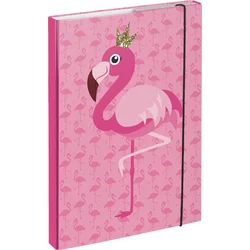 BAAGL Zakladače na školské zošity A4 Flamingo