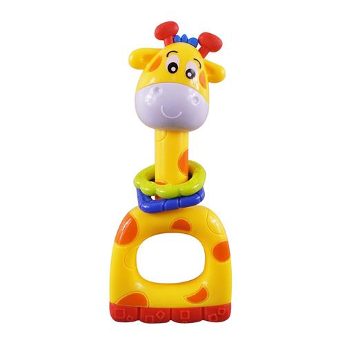 Baby Mix Detská hrkálka Žltá žirafa