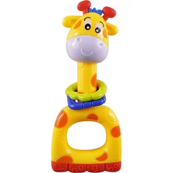 Baby Mix Dětské chrastítko žlutá žirafa