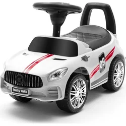 Baby Mix Dětské odrážedlo se zvukem RACER bílé