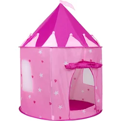 Baby Mix Dětský stan Hrad růžový