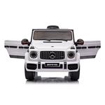 Baby Mix Elektromobil Mercedes-Benz G63 AMG biely