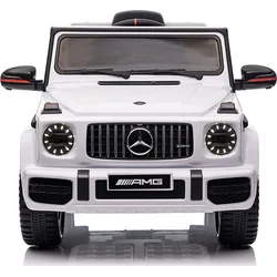Baby Mix Elektromobil Mercedes-Benz G63 AMG biely