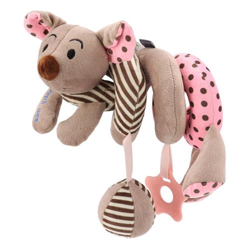Baby Mix Hračka na postýlku Spirála Myška růžová