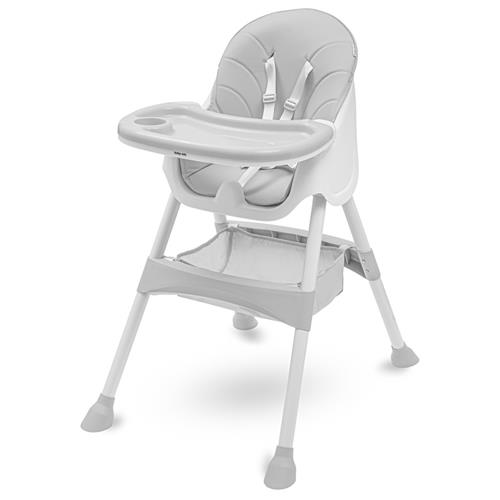 Baby Mix Jedálenská stolička Nora prachovo sivá