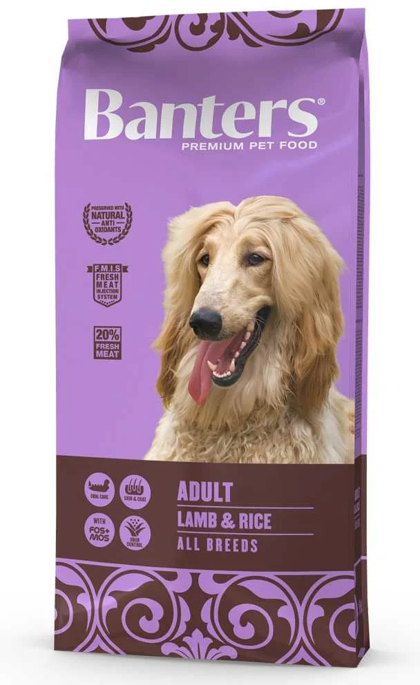 Banters Adult Lamb & Rice 15kg granule pro psy
