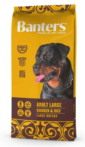 Banters Adult Large Chicken & Rice 15kg granule pro psy