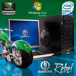 BARBONE W REBEL III Ultra- Intel C2D E8400/4GB/640GB/9800GT/DVDRW/Vista Business