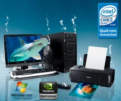 BARBONE W UNIVERS QUAD FarCry Edition Q8200/4GB/640GB/9800GT/DVDRW/VHP+22"MONITO