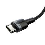 Baseus 100W rychl=nabíjení USB pro kabel typu C (20V 5A), 2m šedo-černý
