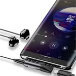 Baseus audio rozbočovač s koncovkami USB-C samec/samice,3,5mm Jack