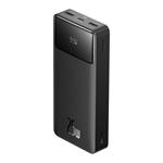 Baseus Bipow Powerbank s digitálnym displejom 20000mAh 25W čierna USB-C kábel 60W