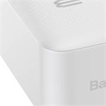 Baseus Bipow powerbank s digitálnym displejom 30000mAh 15W biela