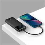 Baseus Bipow powerbanka s digitálním displejem 10000mAh 20W černá